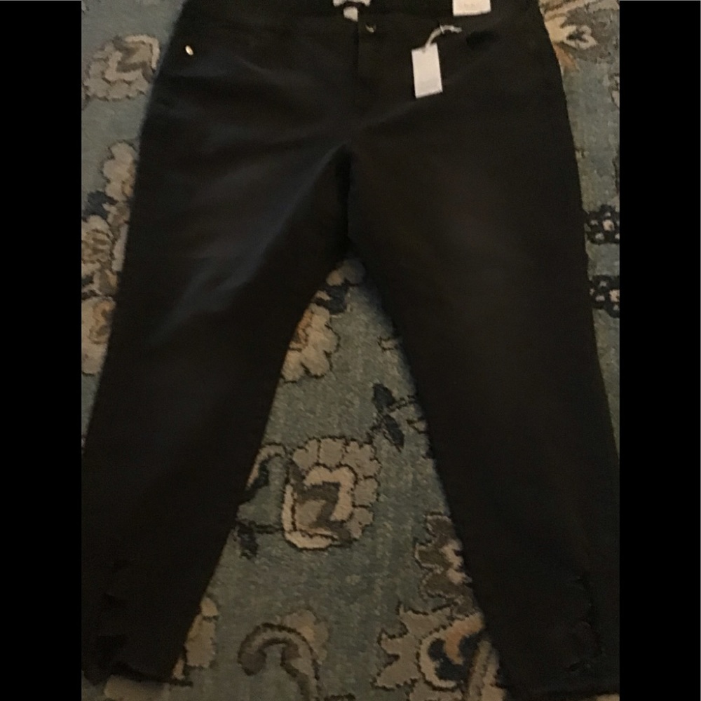 LOWEST🌺 NWT LANE BRYANT Sz24 BLACK STRETCH JEANS - Picture 5 of 12